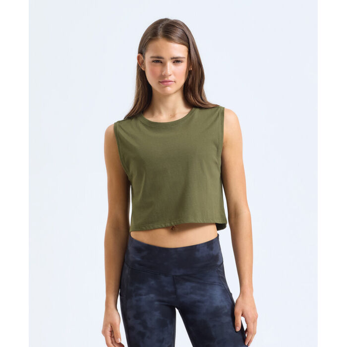 Women’s TriDri® organic crop tank Thumbnail