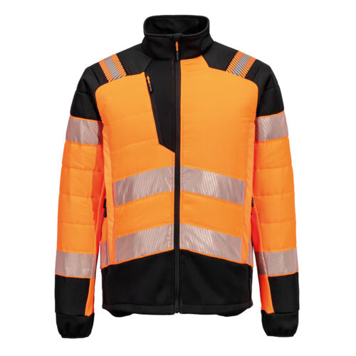 PW3 Hi-vis hybrid baffle jacket (T170) Thumbnail