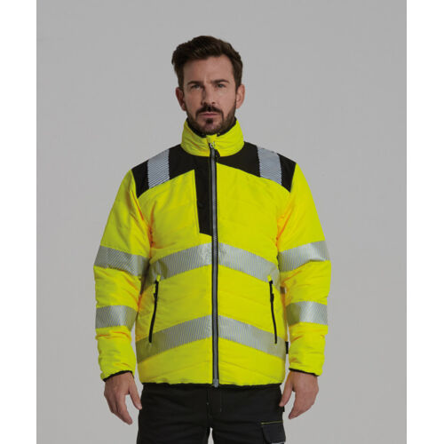 PW3 Hi-vis baffle jacket (PW371) Thumbnail