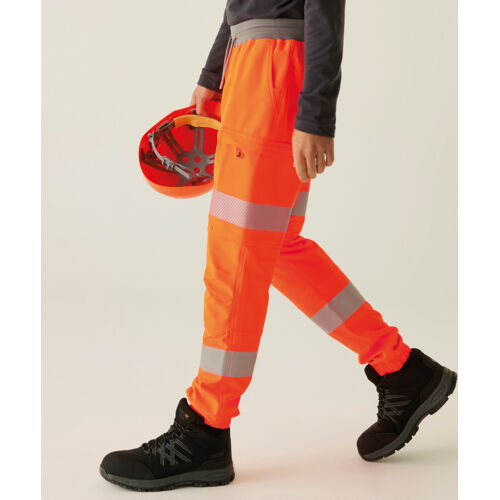 Regatta High Visibility Prolite Stretch Jog Pants Thumbnail