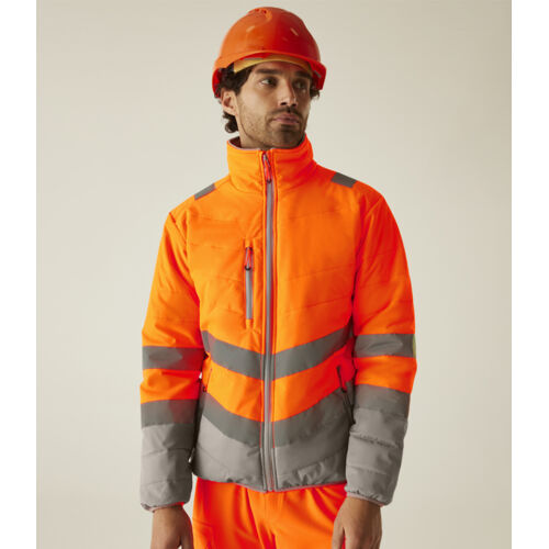Regatta High Visibility Two Tone Thermal Baffle Jacket Thumbnail