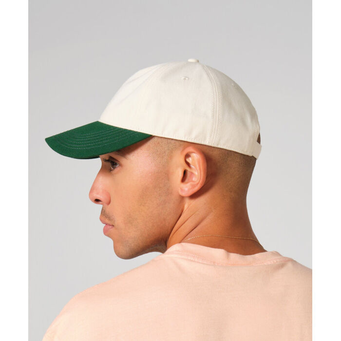 Contrast peak leisure cap Thumbnail