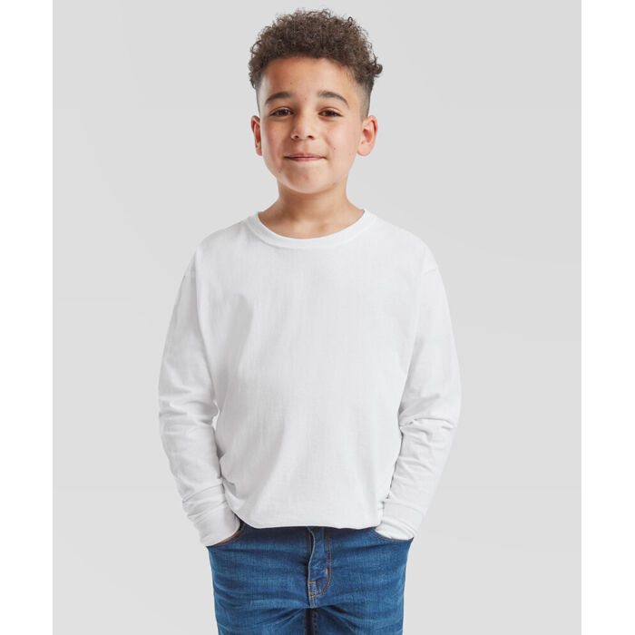 Kids long sleeve valueweight T Thumbnail