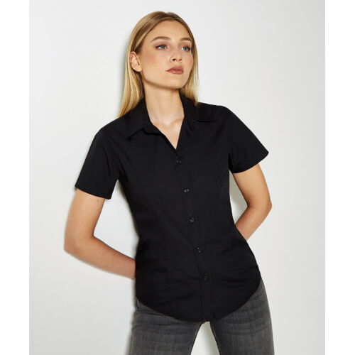 Women's workforce blouse short-sleeved (classic fit) Thumbnail