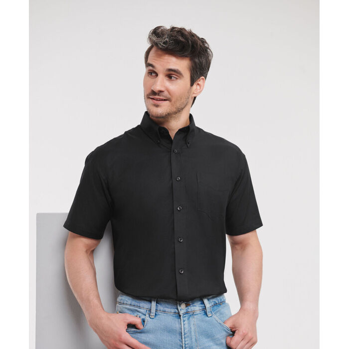 Short sleeve easycare Oxford shirt Thumbnail