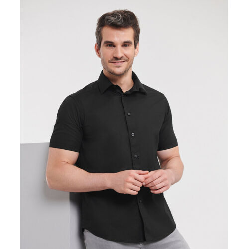 Short sleeve easycare fitted shirt Thumbnail