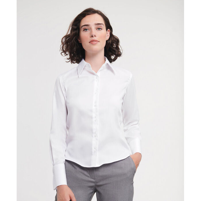 Women's long sleeve ultimate non-iron shirt Thumbnail