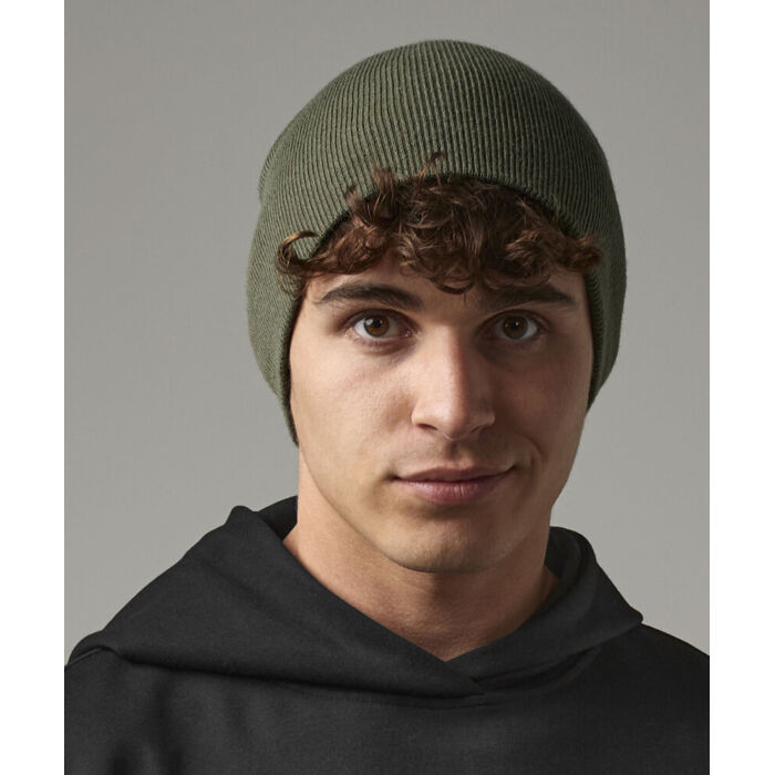 Two-tone pull-on beanie Thumbnail