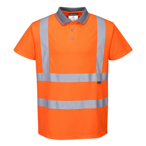 Hi-vis short sleeved polo (S477/RT22) Thumbnail