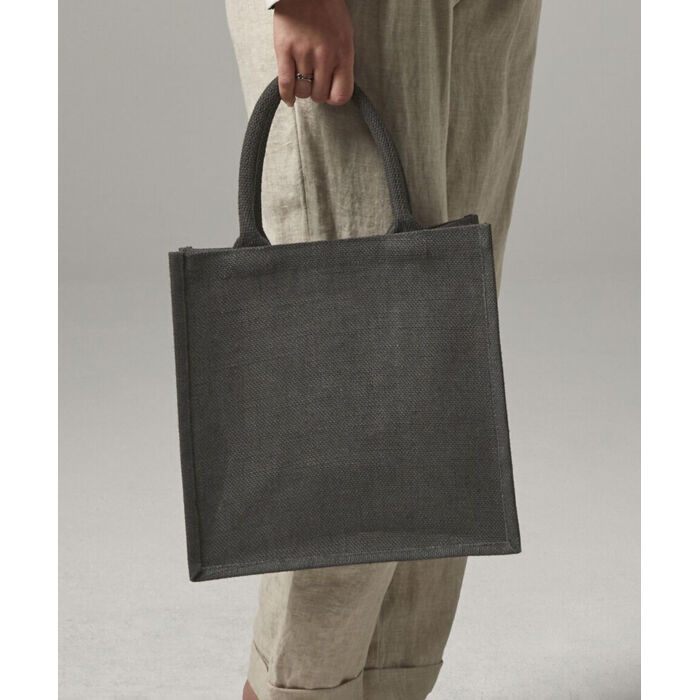 Jute midi tote Thumbnail