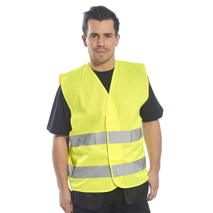 Hi-vis two-band vest (C474) Thumbnail