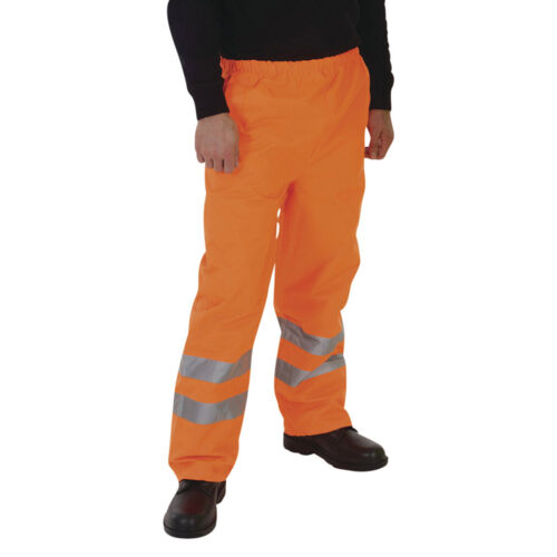 Hi-vis waterproof overtrousers (HVS462) Thumbnail