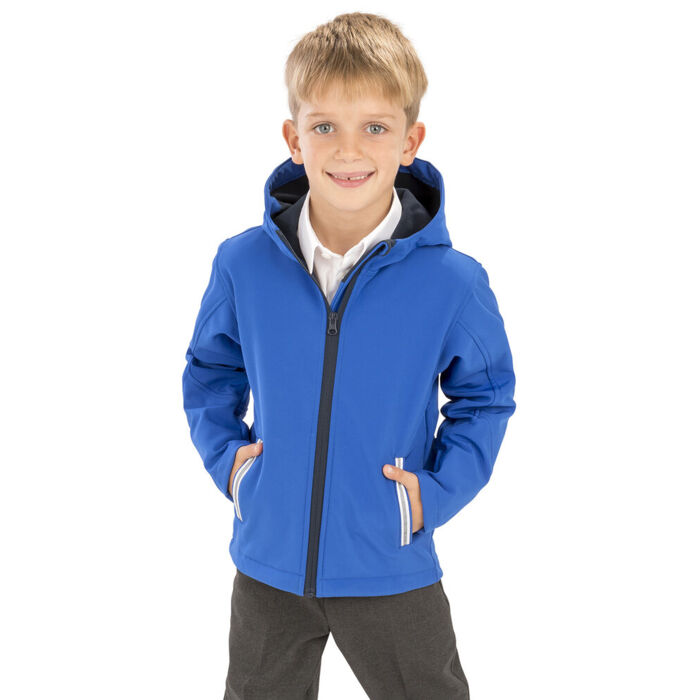 Core junior TX performance hooded softshell jacket Thumbnail