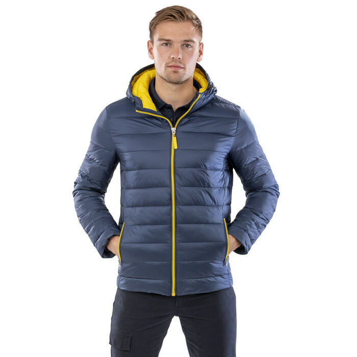 Urban snow bird hooded jacket Thumbnail