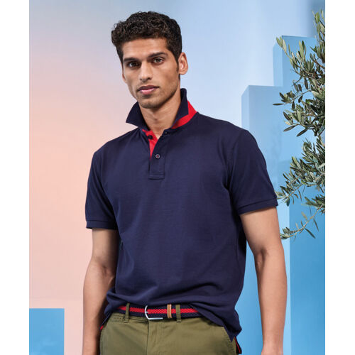 Men's classic fit contrast polo Thumbnail