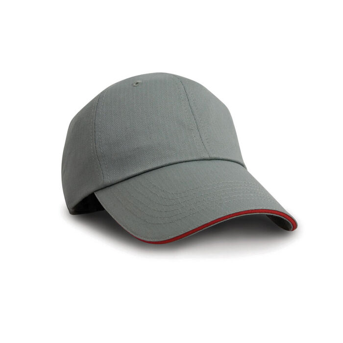 Herringbone cap with sandwich peak Thumbnail