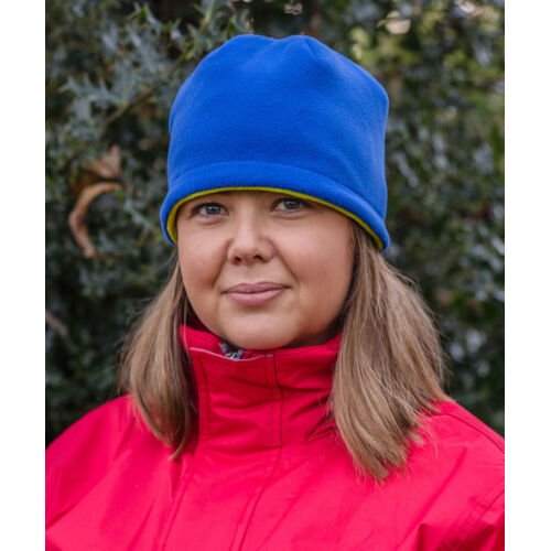 Reversible fleece skull hat Thumbnail