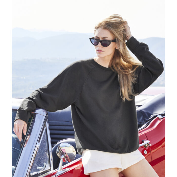 Fruit of the Loom Lady Fit Lightweight Raglan Sweatshirt Thumbnail