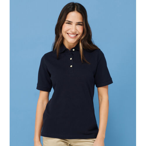 Henbury Ladies Classic Cotton Piqué Polo Shirt Thumbnail