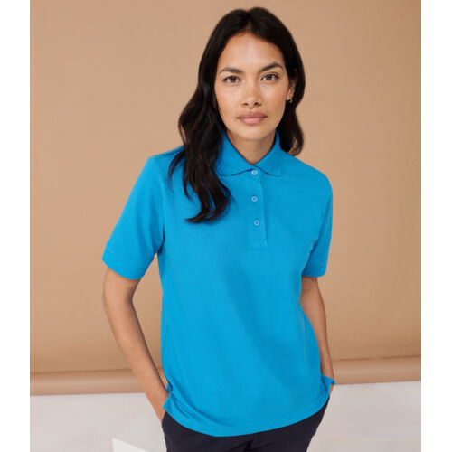 Henbury Ladies Poly/Cotton Piqué Polo Shirt Thumbnail