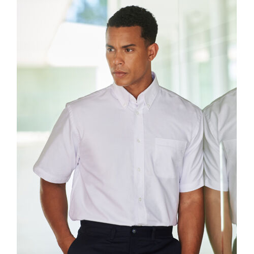 Henbury Short Sleeve Classic Oxford Shirt Thumbnail