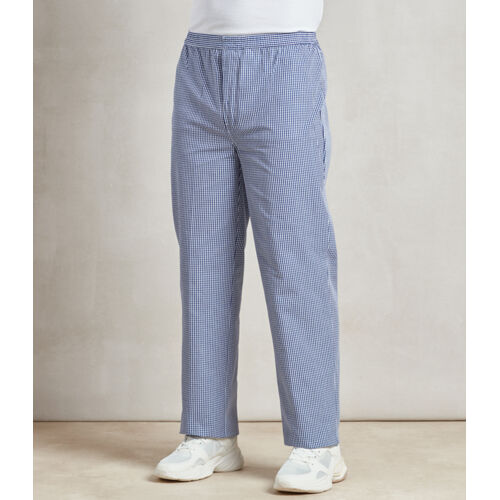 Premier Pull On Chef's Check Trousers Thumbnail