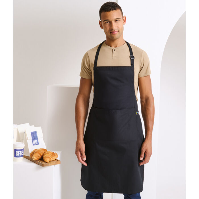 Premier Fairtrade Organic Cotton Bib Apron Thumbnail