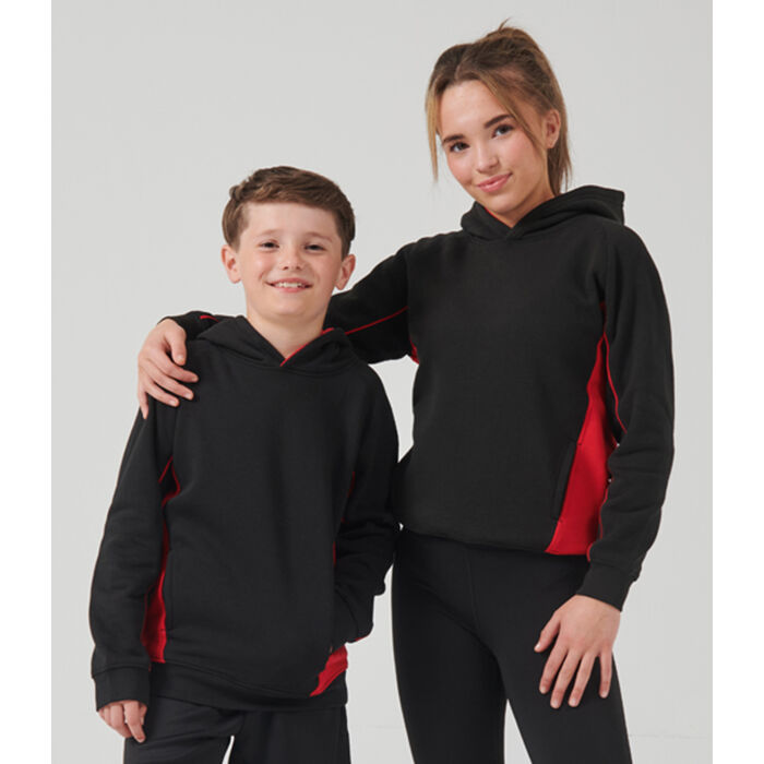 Finden + Hales Kids Contrast Hooded Sweatshirt Thumbnail