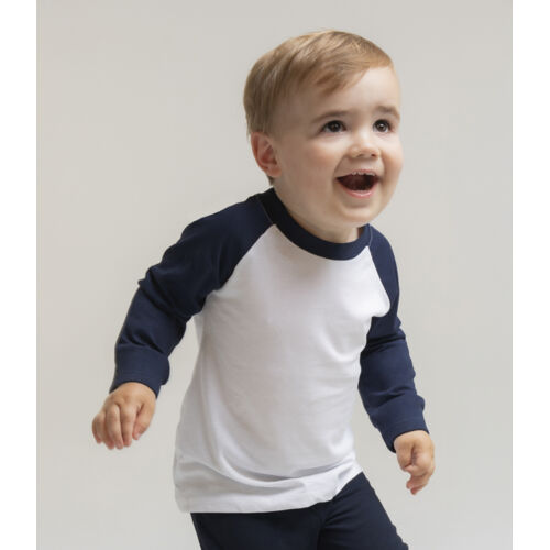 Larkwood Baby/Toddler Long Sleeve Baseball T-Shirt Thumbnail