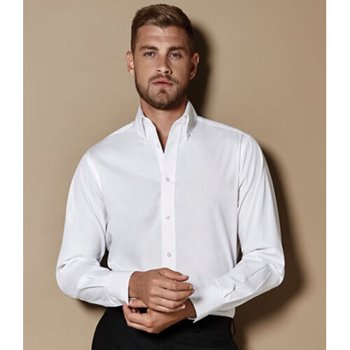 Kustom Kit Long Sleeve Tailored City Business Shirt Thumbnail