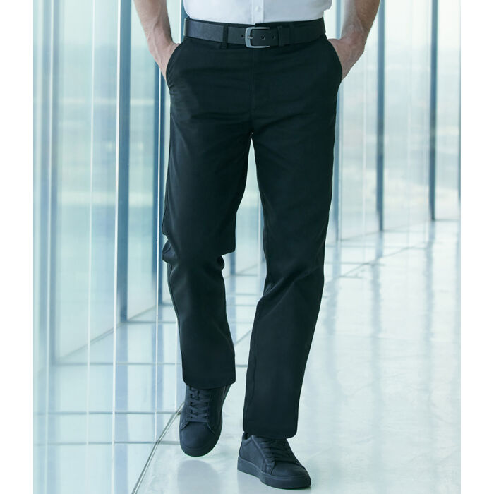 Henbury 65/35 Flat Fronted Chino Trousers Thumbnail