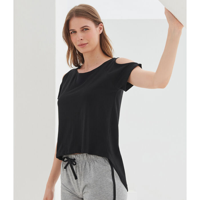 SF Clothing Ladies Drop Tail T-Shirt Thumbnail