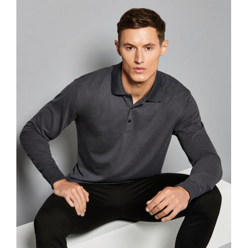 Kustom Kit Long Sleeve Poly/Cotton Piqué Polo Shirt Thumbnail