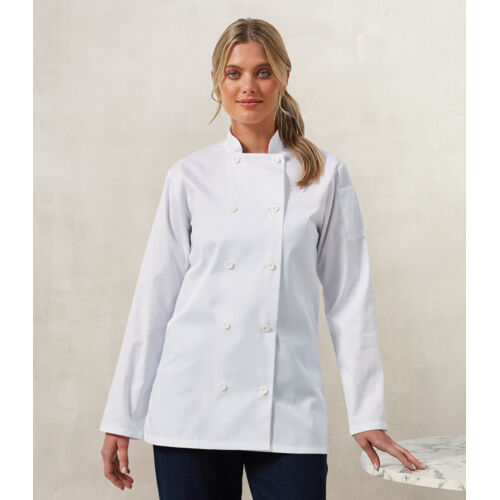 Premier Ladies Long Sleeve Chef's Jacket Thumbnail