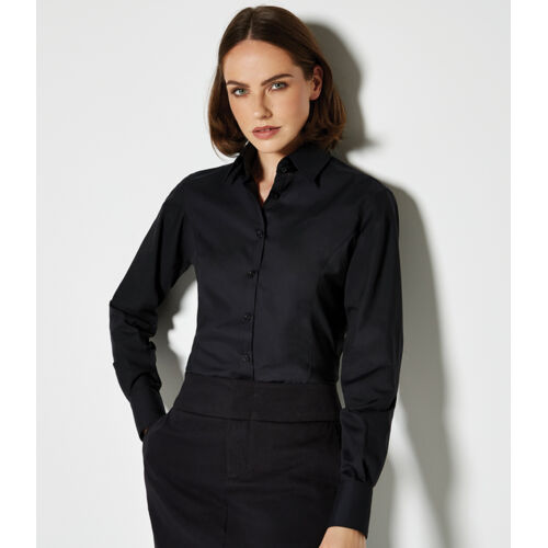 Kustom Kit Ladies Long Sleeve Tailored Business Shirt Thumbnail