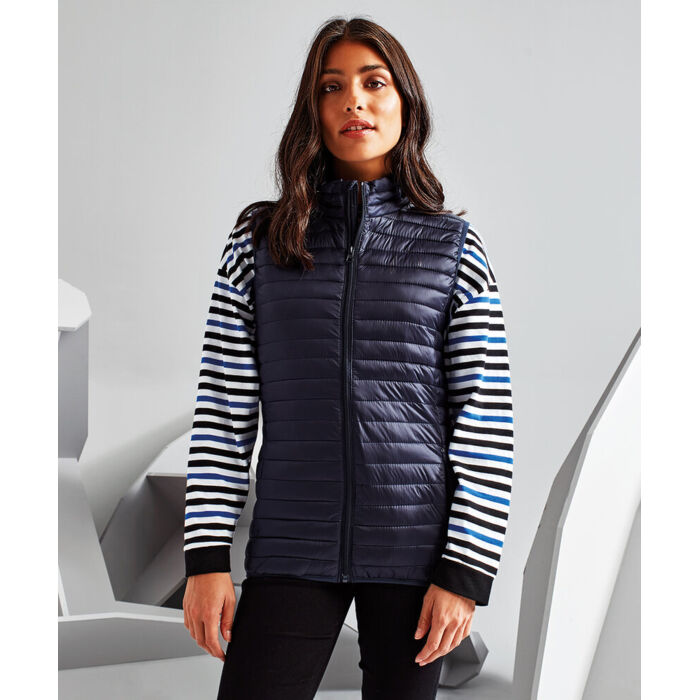 Women's tribe fineline padded gilet Thumbnail