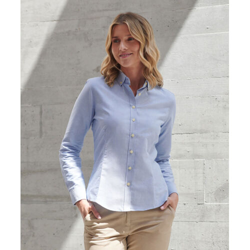 Women's modern long sleeve Oxford shirt Thumbnail