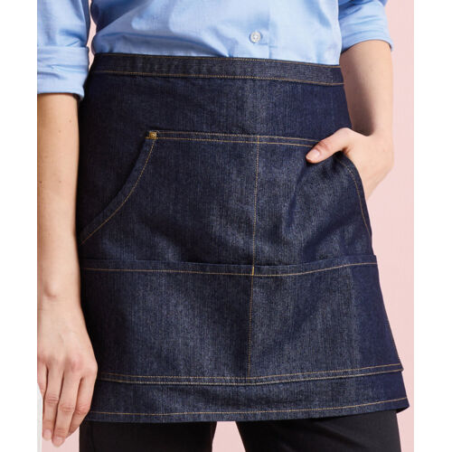 Jeans stitch denim waist apron Thumbnail