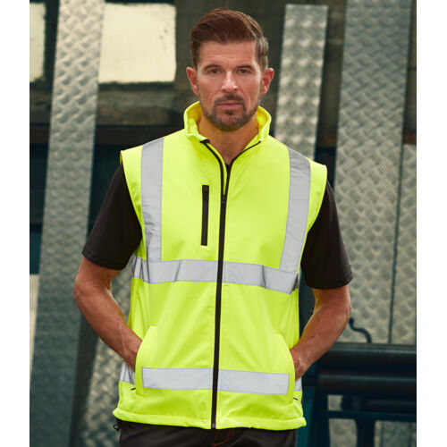 Yoko Hi-Vis Soft Shell Gilet Thumbnail