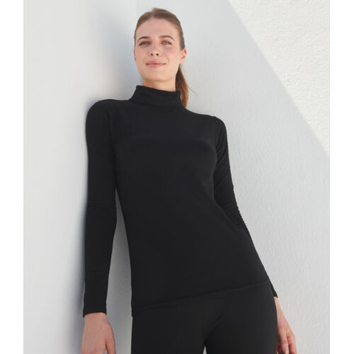 SF Clothing Ladies Feel Good Stretch Roll Neck T-Shirt Thumbnail