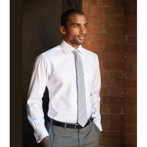 Brook Taverner Andora Long Sleeve Herringbone Shirt Thumbnail