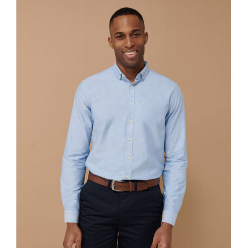 Henbury Modern Long Sleeve Regular Fit Oxford Shirt Thumbnail