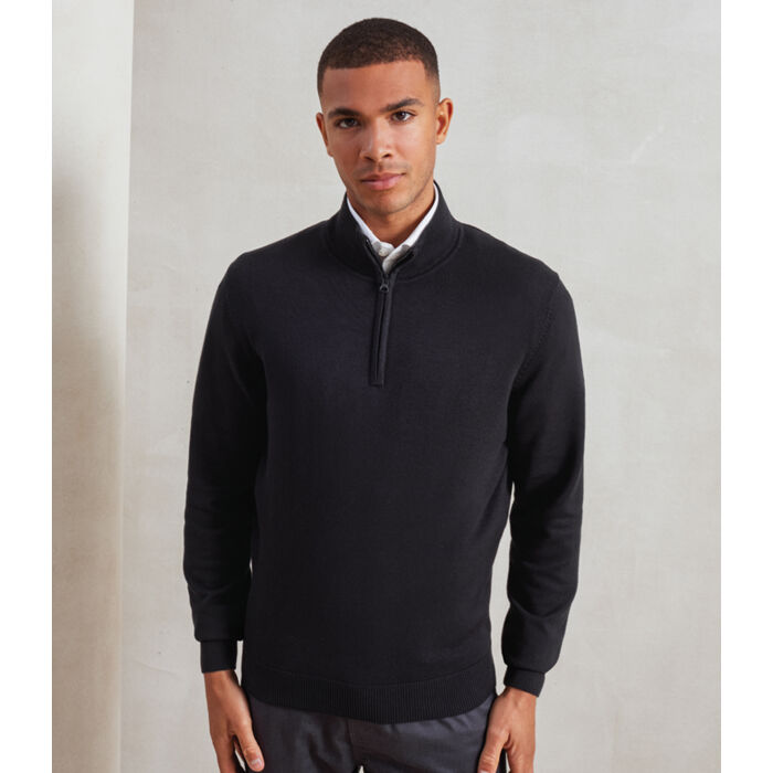 Premier Zip Neck Sweater Thumbnail