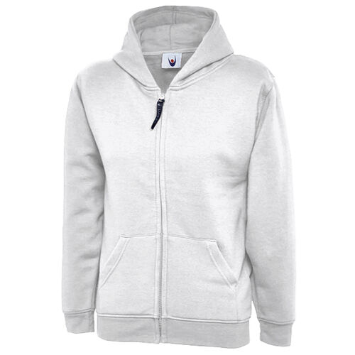 Childrens Classic Full Zip Hooded Sweatshirt Thumbnail