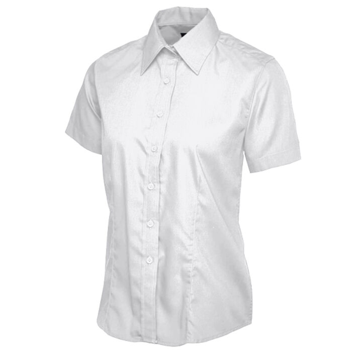 Ladies Poplin Half Sleeve Shirt Thumbnail