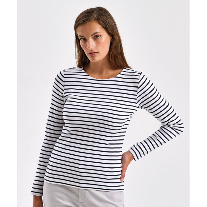 Women's Marinière coastal long sleeve tee Thumbnail