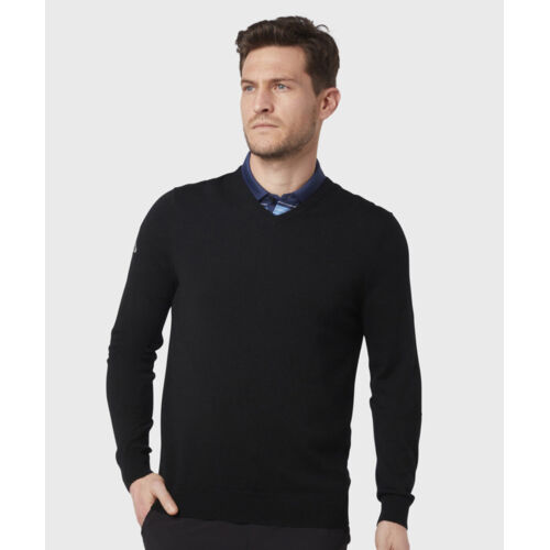 Ribbed v-neck Merino sweater Thumbnail