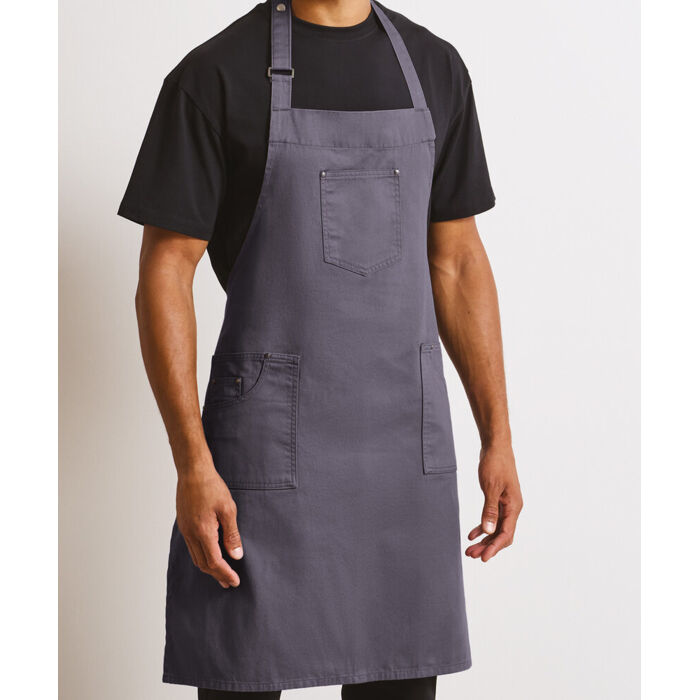 Chino cotton bib apron Thumbnail