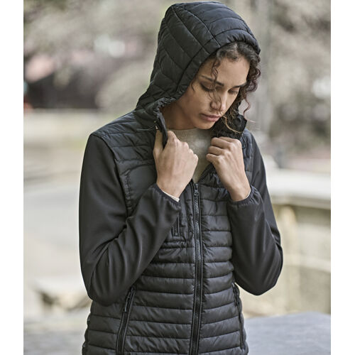 Tee Jays Ladies Crossover Hooded Jacket Thumbnail