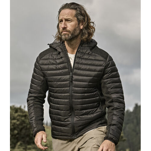 Tee Jays Crossover Hooded Padded Outdoor Jacket Thumbnail